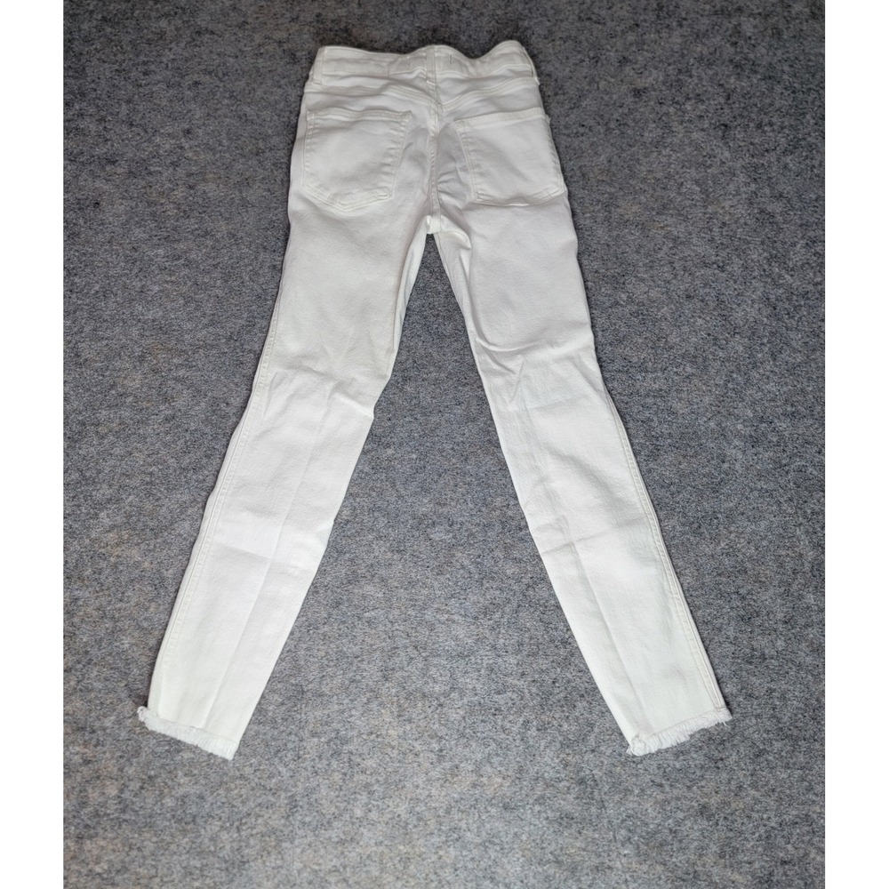 We The Free White Distressed Raw‎ Hem Jeans Size 26 - Picture 7 of 7